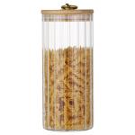 750ml 1000ml Borosilicate Glass Storage Jars With Bamboo Wooden Lids