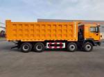 SHACMAN F3000 Heavy Duty Tipper Truck 8x4 380Hp EuroII Yellow Dump Truck WEICHAI