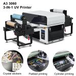 XP600 Heads Digital Flatbed UV PET Film Crystal Label Printer 3060 A3 Sticker