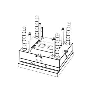 OEM / ODM：Custom consumer electronics molds / Transparent Front Housing Trim of