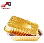 Fast Food Microwavable Oven Airline Meal Tray Takeaway Aluminum Foil Packing