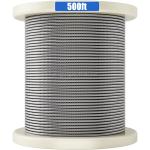 High Strength 1/8" Aircraft Cable 500FT 1x19 7x7 7x19 T316 Steel Wire Rope