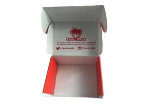 China Colored Corrugated Mailing Boxes , Custom Retail Packaging Die Cut Paper Box factory