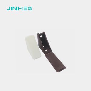 China JH-17010 10x28mm L-Shape Plastic Corner Bracket with Cover, High-Strength Injection Molded, Hidden Fastening for Cabinet &amp; Wardrobe factory