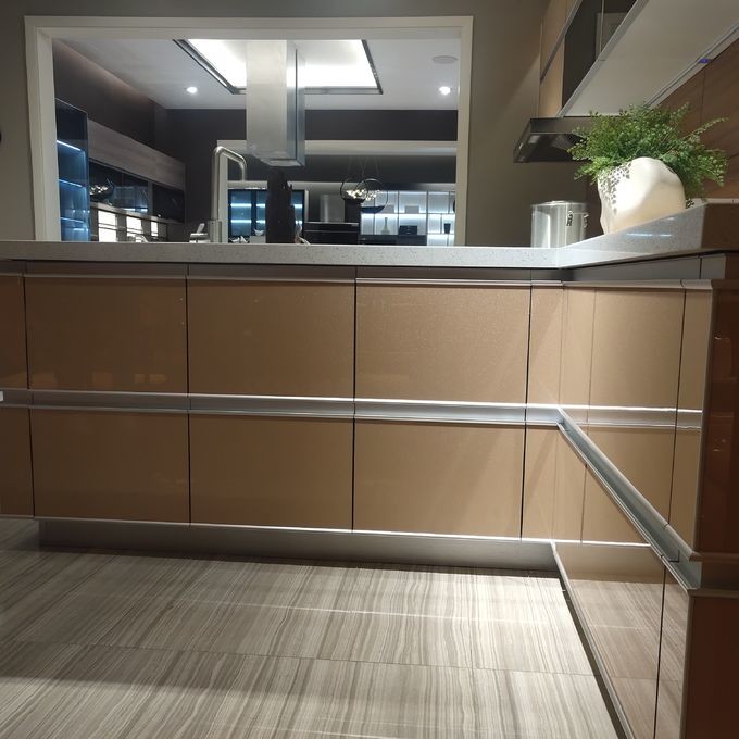 397mm Easy Installation Kitchen Gray Aluminium Cabinet Handles