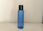 Toner Skin Care 120ml Bule Cylinder PET Bottle With Screw Cap