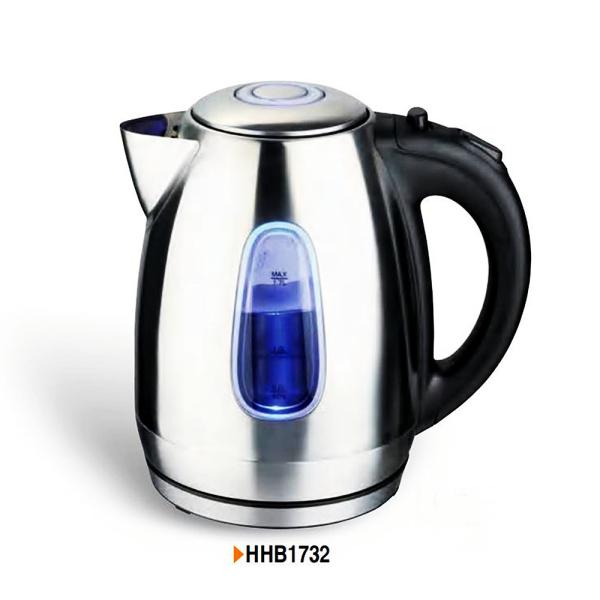 Hotel Stainless Steel Electric Kettle 1.6-2.0L Capacity 0.26mm/0.3mm/0.32mm
