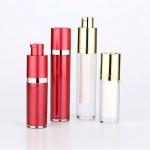 89mm Cream Airless Twist Pump Bottle 10ml 0.34oz 15ml Double