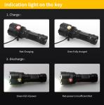 Rechargeable Ultra Bright LED Flashlight 3800LM Abrasion Resistant Anodizing