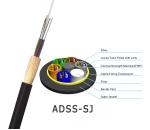 Single Sheath ADSS Outdoor All Dielectric Self Supporting Aerial Optical Cable