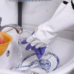 Long Cuff PVC Hand Gloves Washed And Reused High Temperature Resistant