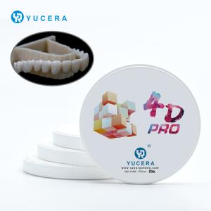 Yucera Affordable 4D Zirconia Blocks Multi-layer Translucent HT Material for