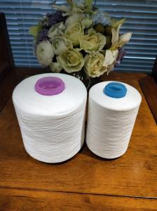 China Compact Poly Sewing Thread 29S/2 Raw White Abrasion Resistance factory