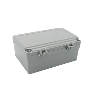 China 220x155x95mm Rectangular Hinged Metal Conduit Junction Box factory