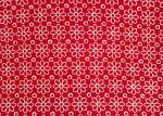 Eyelet Chiffon Polyester Red Stretch Lace Fabric , Colored Flower Lace Dress