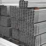 Pre Galvanized Welded Rectangular Steel Hollow Pipe Section Prefab House Steel