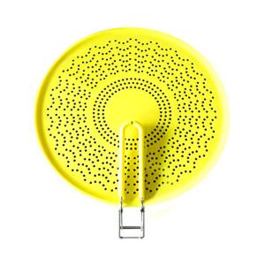 China FDA Kitchen Silicone Splatter Cover With Foldable Handle 33cm on sale