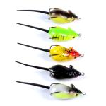 5 Colors 5.10CM/8.20g Frog Soft Lure Mullet Snakehead Fish Bait Fishing Lure