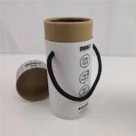 Round Craft Paper Cylinder Packaging Recyclable Cardboard Tube Gift Box With