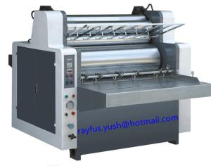 China Hydraulic Semi Automatic Flute Laminating Machine 100 ~ 1500gsm Cardboard Support factory