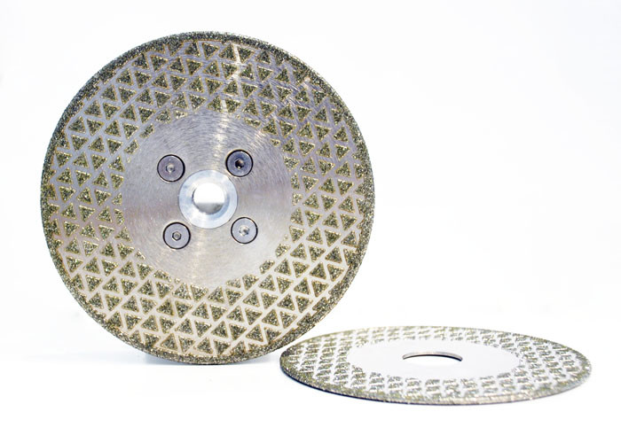 Star Dotted Electroplated Diamond Blade Cutting With Good Running Balance