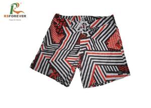 China 4 Way Stretch Boys Surf Shorts For Beach Wear , Kids Swimming Trunks Customized factory