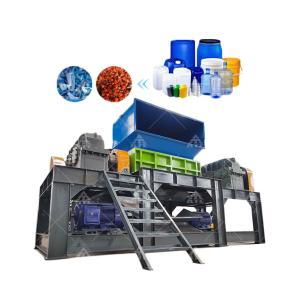 China Plastic Bumper Shredder Machine Plastic Waste Barrel Shredder factory