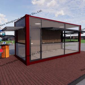 China Residential / Commercial Modern Modular Homes Moveable Readymade Container House factory