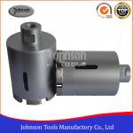 6.5mm - 150mm Silver Welded Diamond Core Drill Bits For Stone