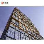 heatproof Extrusion Aluminum Curtainwall Systems exterior Office Building Wall