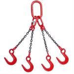 Black Finish Lifting Chain Sling Hook Crane G80 Manganese Steel Chain Lifting