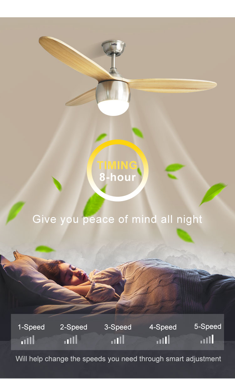 110-240V/50Hz-60Hz Input Voltage 1stshine Ceiling Fan Wholesalers with and LED Light