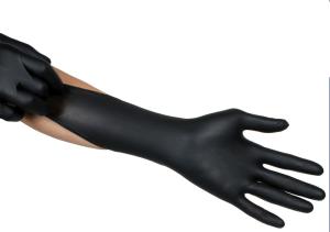 China Food grade disposable nitrile gloves non sterile powdered free latex free factory
