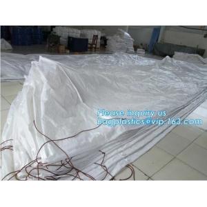 10 Mil Open Top Drawstring Roll Off Container Liners,4mil open top white