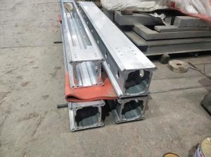 China ROC L6 Aluminium Extruded Profiles DTH Drill Rigs Use Feed Beam Sections factory