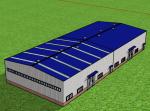 70*50 Portal Frame Steel Warehouse Fabrication Industrial Building