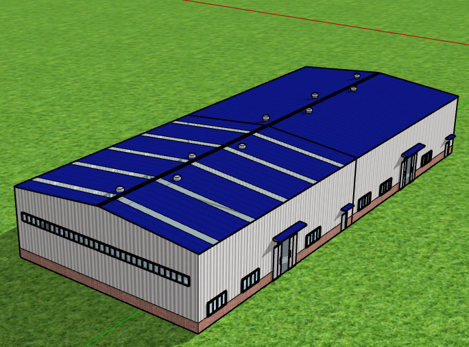 Q355B Steel Structure Warehouse Workshop Building Storage Customized