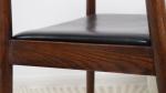 Nitrolacquer Finish Nordic Solid Wood Armrest Cushion Chair for Dining Hotel