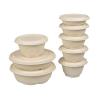 Buy cheap EN13432 Oilproof Stackable Food Takeaway Boxes 140ml 360ml 480ml No Toxic from wholesalers