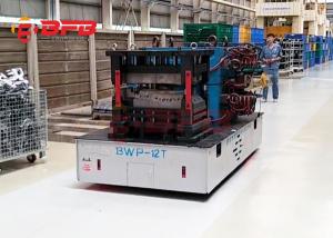 China Electric Bay Handling Trackless Mold Transfer Cart Heavy Duty For Foundry factory
