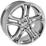 3850 OE Ford Replica Wheels Ford Edge 22 Inch Rims 2011-2014 Polished Black 63.4