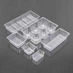 Hengmaster Food Grage Disposable Plastic Biscuit Disposable Snack 6-com PET Tray