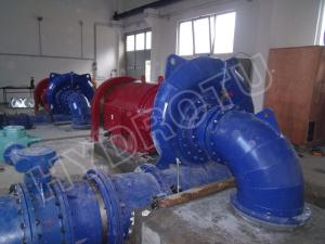 China Small Horizontal Shaft Francis Hydro Turbine 500KW For Hydropower Stations renewable energy factory