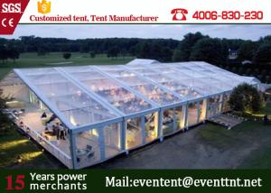 China Clear Outdoor Tent For wedding event party , Outdoor Waterproof Tent 20 Meter factory