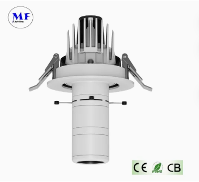 China LED Logo Gobo Projector Light UV ND Zoomable Extended IP65 Ra97+ Contour Exhibition Center factory