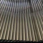 ASTM A554 201 Welded Tube 25*0.8*6000mm 320 Grit Mirror Polished Stainless Steel