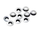 Round Carbide Inserts For Woodturning And Carving With Cutting Edge Material