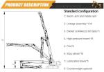 Optional 18M 20M 24M 26M 28M 30M High Reach Demolition Boom For Excavator