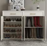 Modern Solid Wood Side Table Cabinet For Living Room Display Cabinet