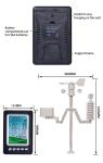 Wireless Weather Station For Outdoor Monitoring Of Wind Rain Temperature And